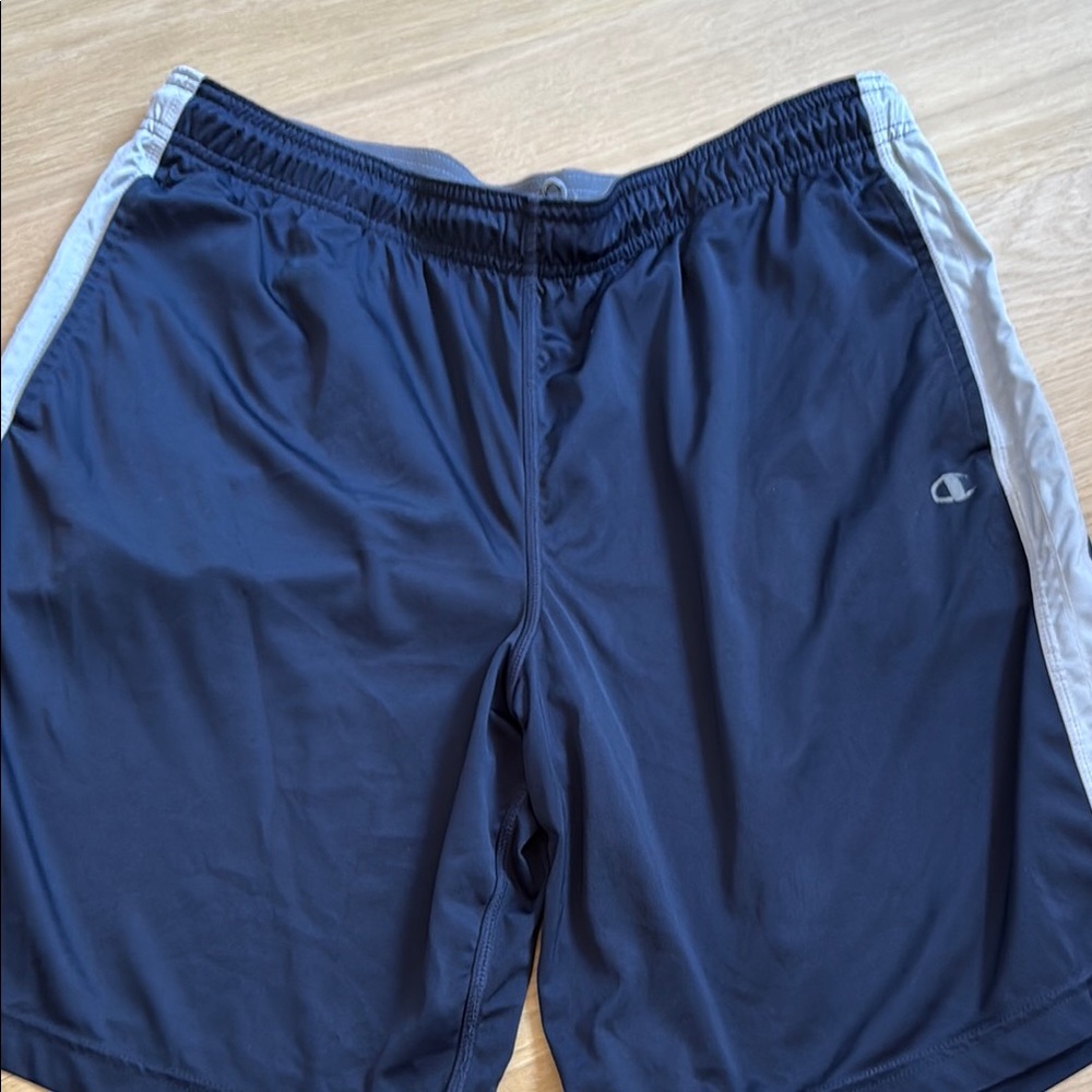 Champion Men's Navy Blue Athletic Shorts